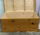 Vintage Pine wood Chest - thumbnail 4 of 6