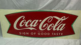 Vintage Metal Coca-Cola Sign - thumbnail 1 of 6
