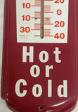 Vintage Metal Dr. Pepper Thermometer And Print Advertisement - thumbnail 3 of 8