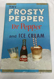 Vintage Metal Dr. Pepper Thermometer And Print Advertisement - thumbnail 5 of 8