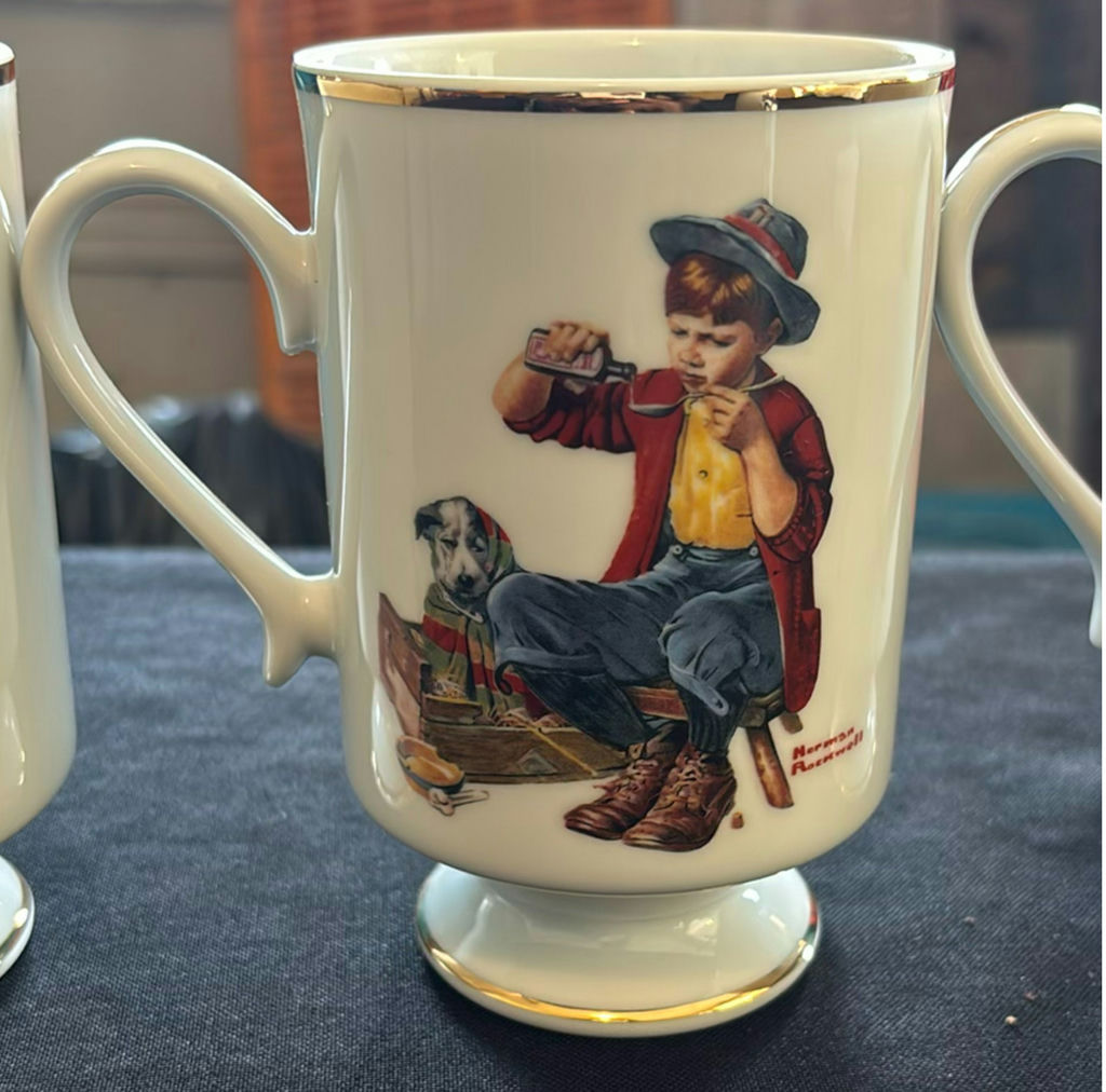 Norman Rockwell Collectible Ceramic Figurines and Mugs - image 17 of 22
