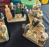 Norman Rockwell Collection of vintage ceramic figurine dioramas - thumbnail 3 of 11