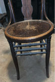 Antique wooden shelf unit and carved chair - thumbnail 6 of 7