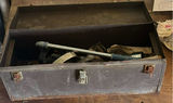 metal tool chest with assorted hand tools - thumbnail 6 of 9