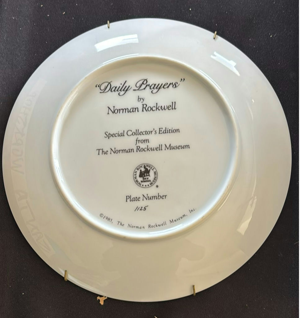 Norman Rockwell Limited Edition Decorative Plates Set - image 32 of 38