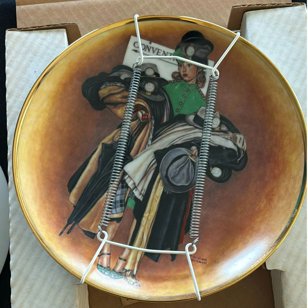 Norman Rockwell Limited Edition Decorative Plates Set - image 33 of 38