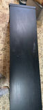 Black wooden storage shelf with cubbies - thumbnail 3 of 3