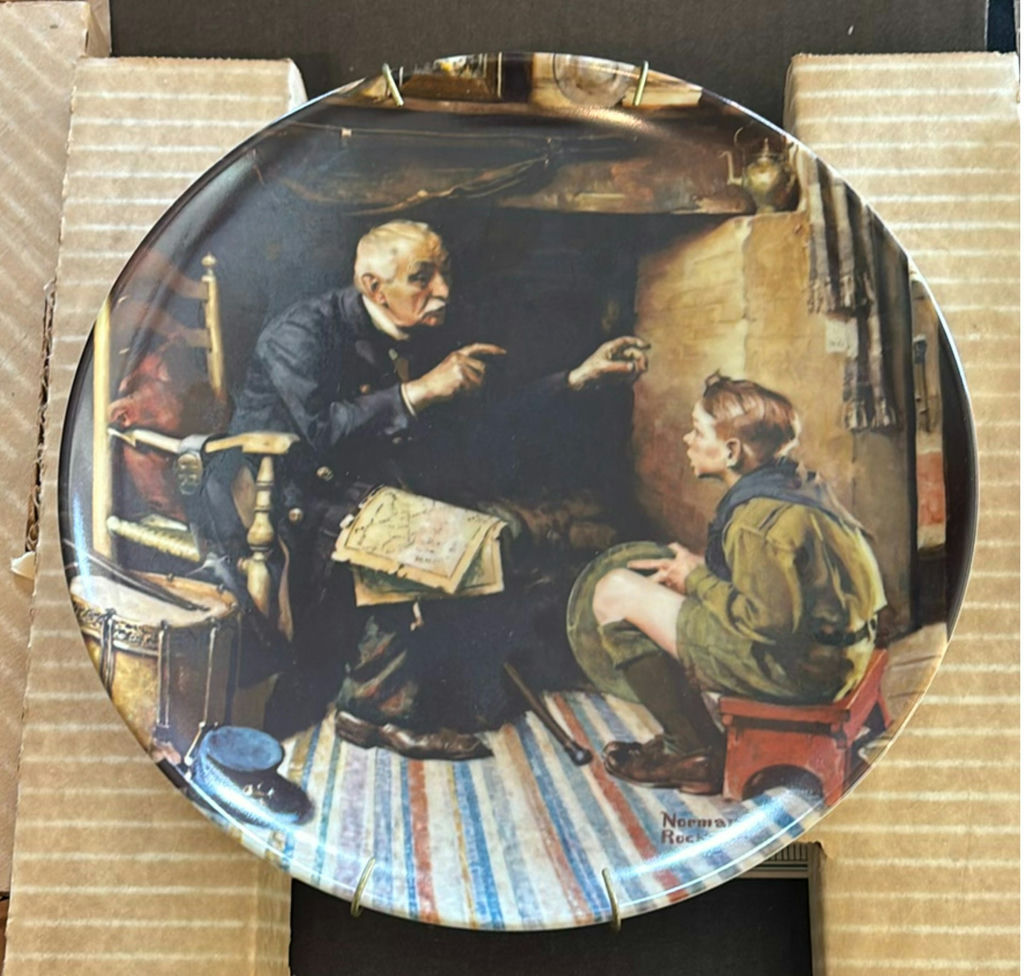 Norman Rockwell decorative plate collection (4 plates) - image 8 of 12