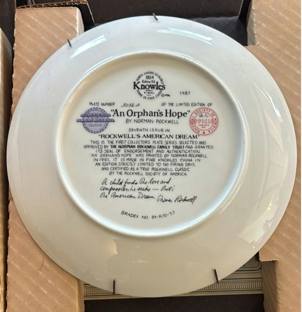 Six Norman Rockwell Limited Edition Collector Plates (Knowles) - image 6 of 13