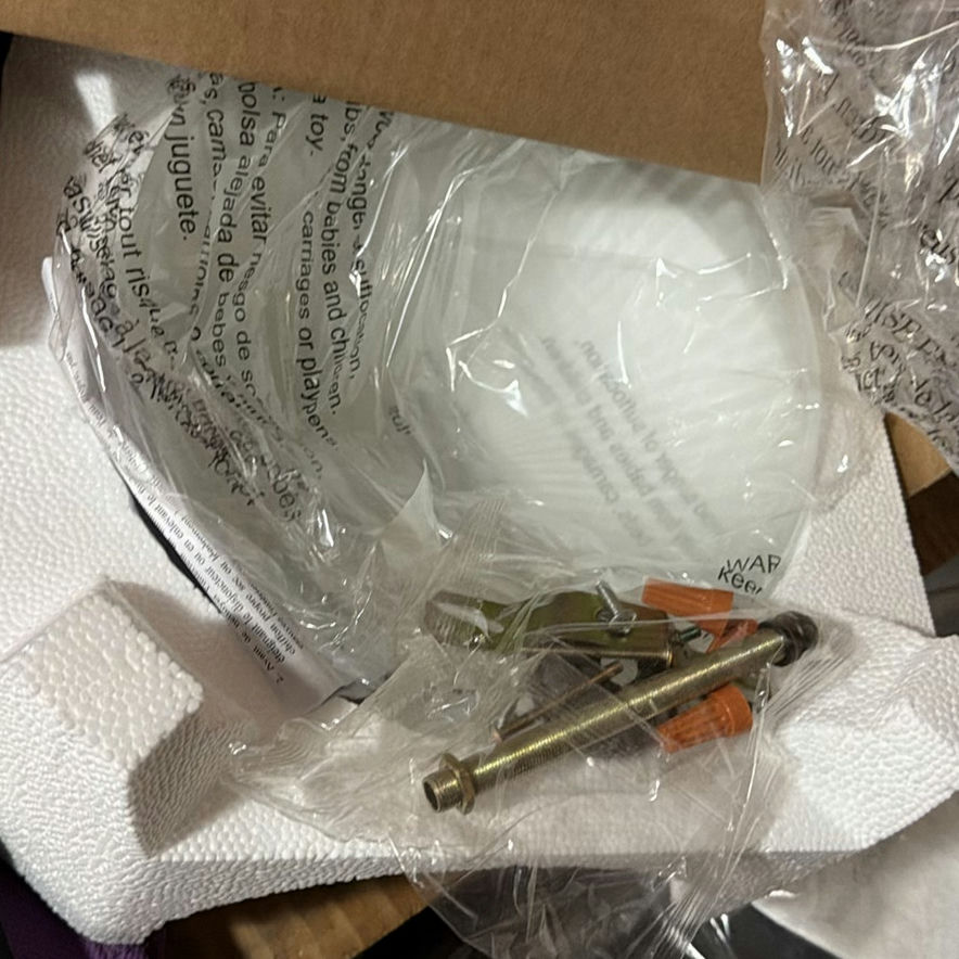 Ceiling light fixtures, pool care kit, and assorted hardware - image 6 of 6