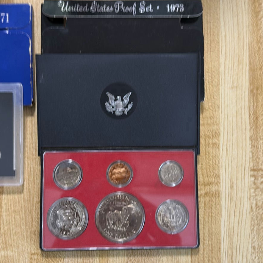 United States Proof Coin Sets (1971 and 1973) - image 5 of 6