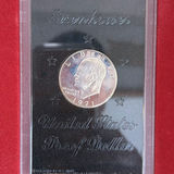 Three Eisenhower dollar proof coin sets in presentation boxes - thumbnail 4 of 8