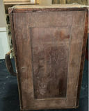 Vintage wooden tool chest with mitre box and carved cross - thumbnail 2 of 7