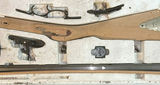 Disassembled firearm parts with wooden stocks and metal components - thumbnail 3 of 5