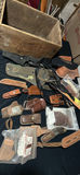 Assorted leather gun holsters and related gear - thumbnail 1 of 7