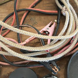 Assorted electrical fencing hardware, cords, rope, and containers - thumbnail 5 of 7