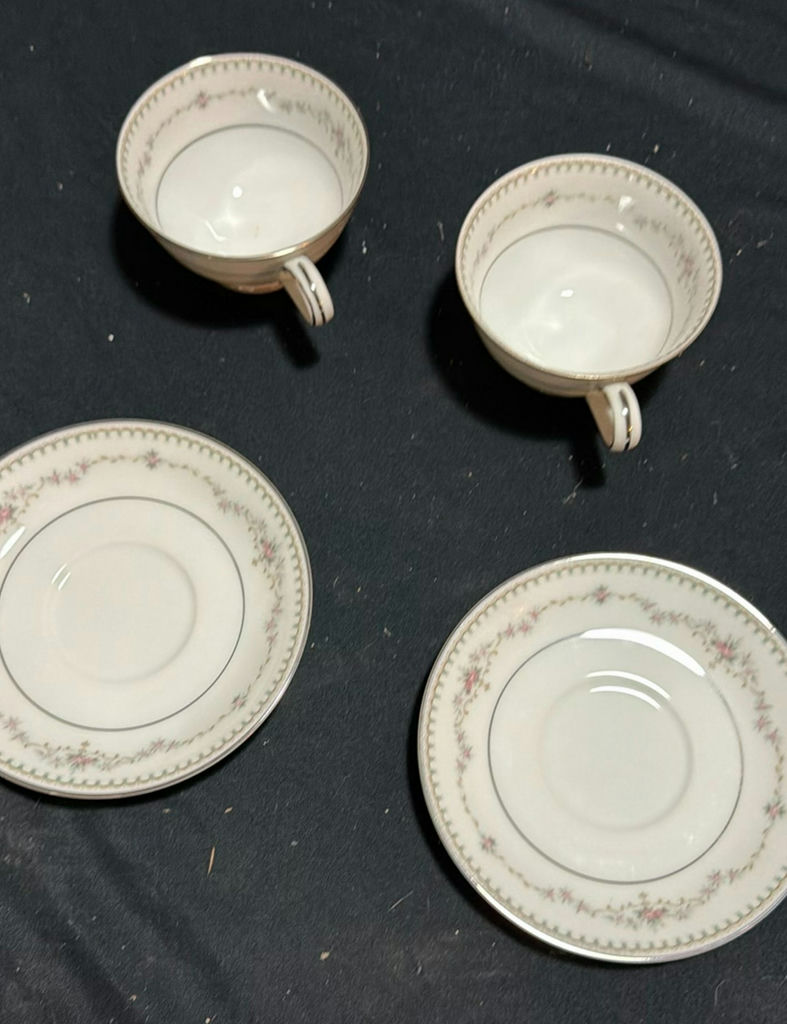 Noritake Fairmont china dinnerware set with cups and saucers - image 11 of 14