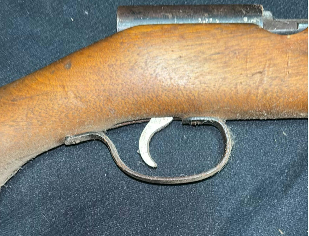 Vintage bolt-action rifle with wooden stock - image 5 of 8