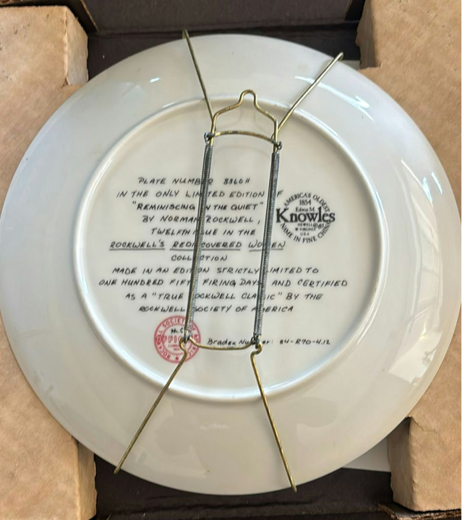 Six Norman Rockwell Limited Edition Collector Plates (Knowles) - image 2 of 13