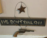 Antique wooden items: Windsor chair, ammo crate, sewing box, and wall decor - thumbnail 4 of 10
