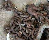 metal chains and shackles - thumbnail 2 of 4