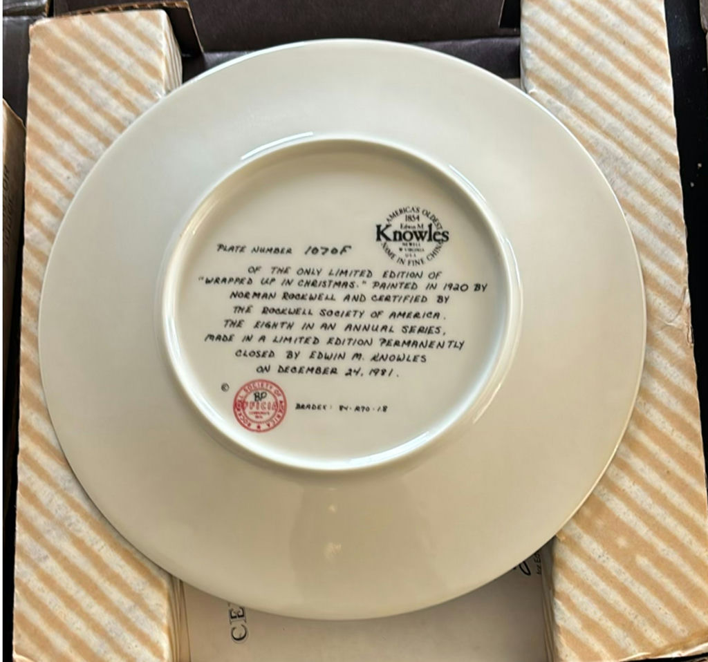 Norman Rockwell Collector Plates (Limited Editions) - image 23 of 33