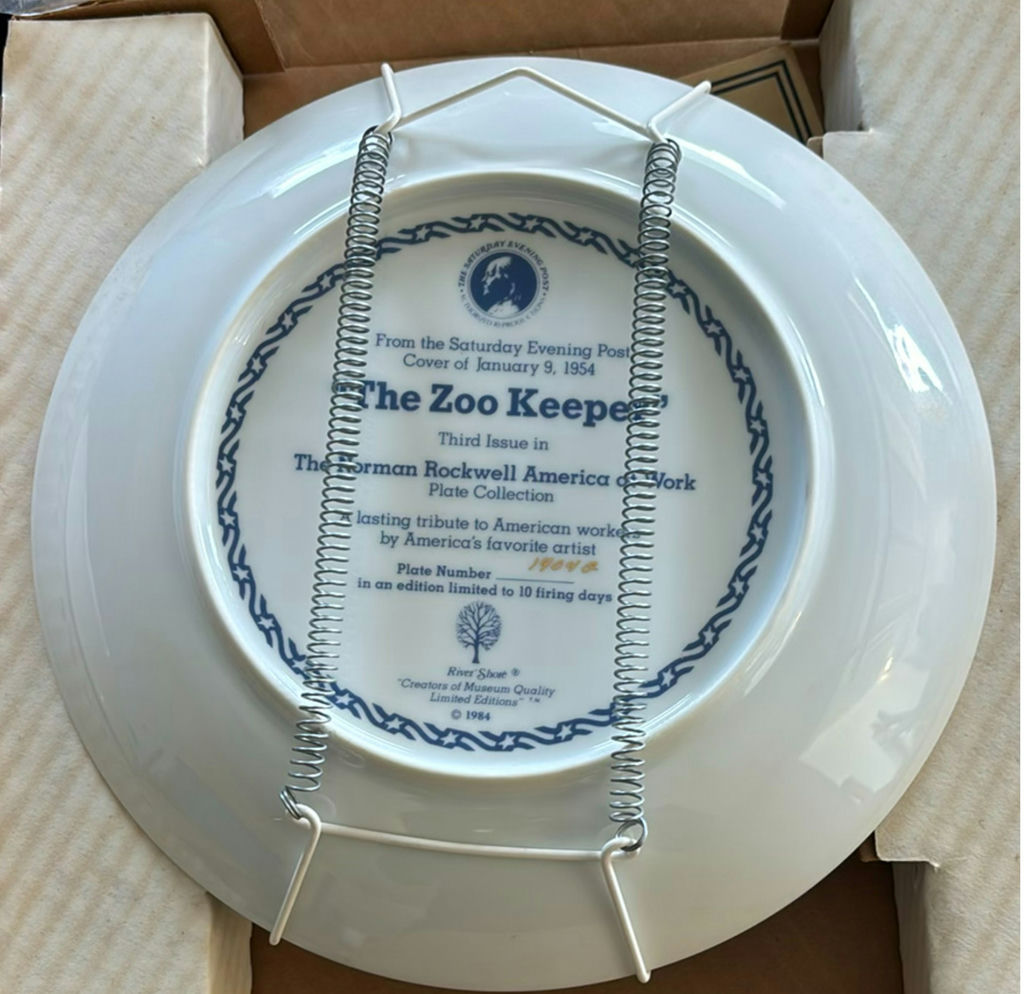 Norman Rockwell Limited Edition Decorative Plates Set - image 6 of 38
