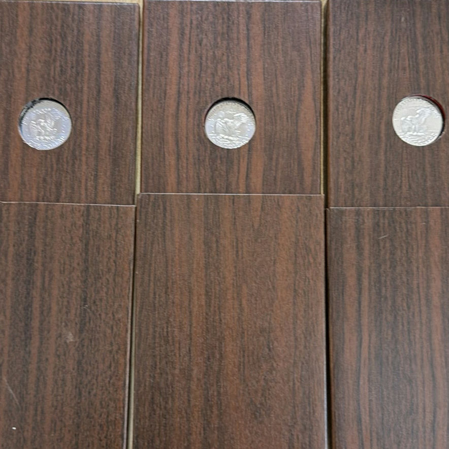 Three Eisenhower dollar proof coin sets in presentation boxes - image 5 of 8