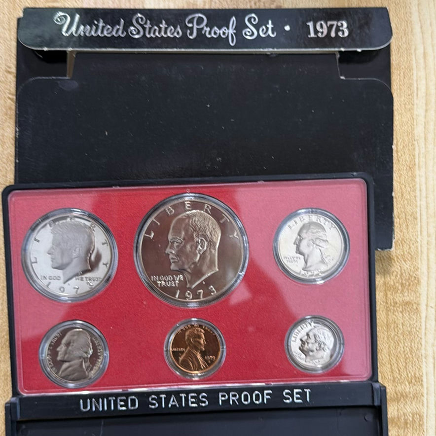 United States Proof Coin Sets (1971 and 1973) - image 4 of 6