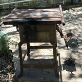 Rockwell table saw with side-mounted motor on metal stand - thumbnail 5 of 5