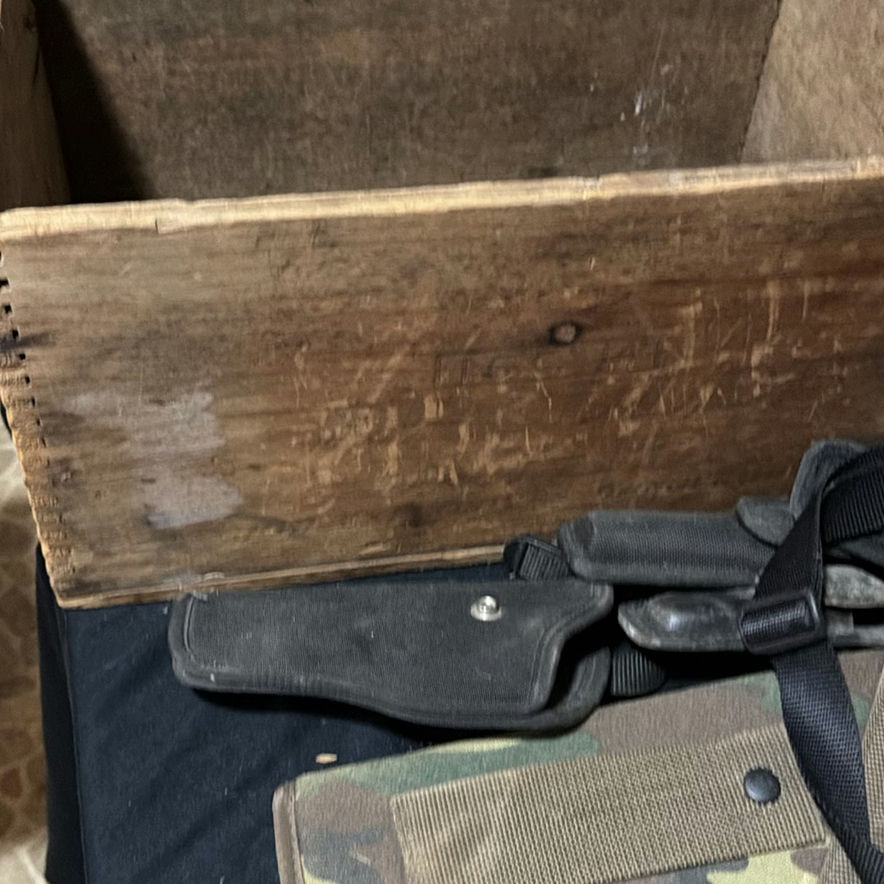 Assorted leather gun holsters and related gear - image 7 of 7