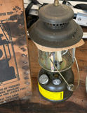 Vintage kerosene lantern with metal Lazy Susan tray - thumbnail 1 of 7