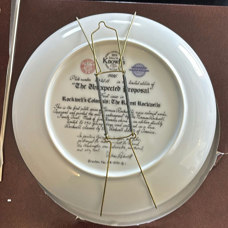 Norman Rockwell Collector Plates – The Rarest Rockwells (Colonials series) - image 7 of 14