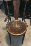 Antique wooden shelf unit and carved chair - thumbnail 5 of 7