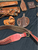 Assorted brown leather belts, holsters, and pouches - thumbnail 5 of 7