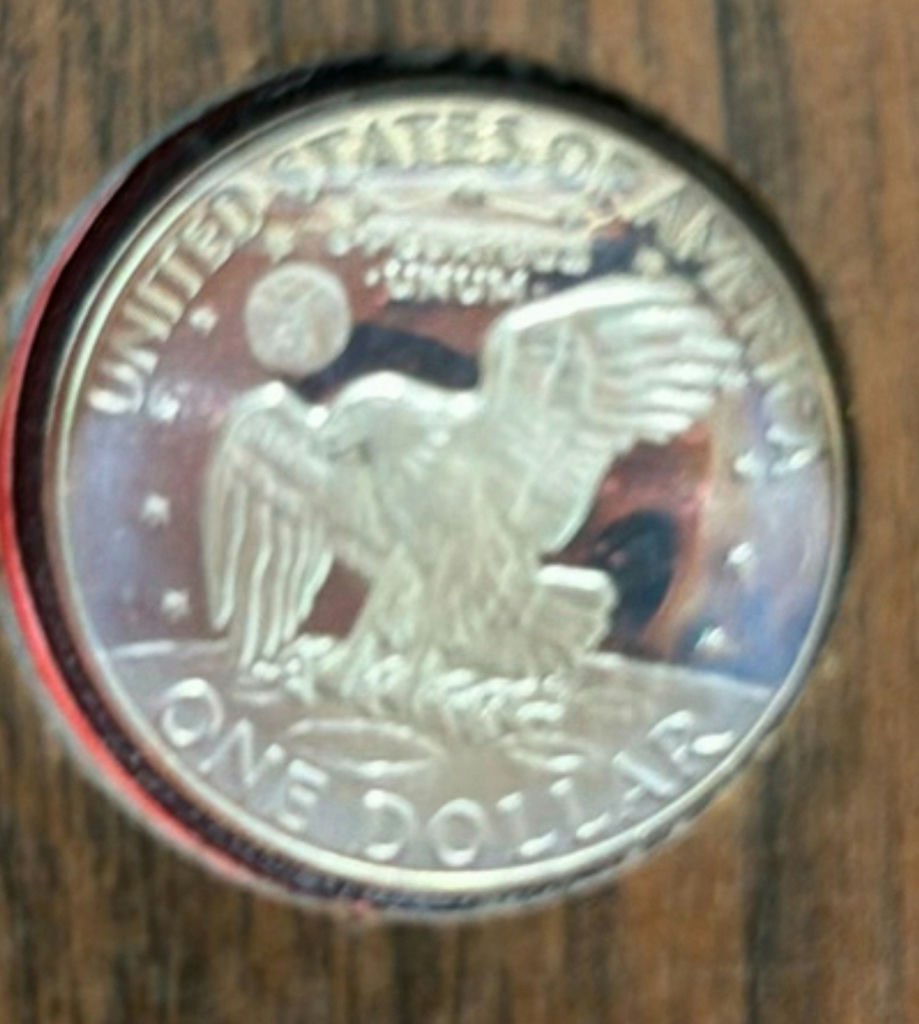 Three Eisenhower dollar proof coin sets in presentation boxes - image 7 of 8
