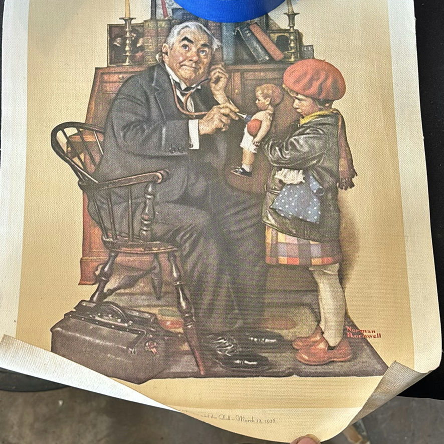 Norman Rockwell Collectible Plates: The Doctor and the Doll and Stockbridge Scenes - image 10 of 11