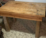 Rustic wooden work table - thumbnail 1 of 6