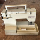 Husqvarna Viking Classica 100 sewing machine with dust cover and workshop vise - thumbnail 2 of 8