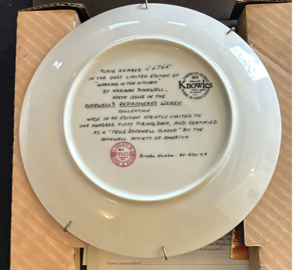 Norman Rockwell Limited Edition Decorative Plates Set - image 38 of 38