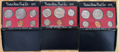 United States Proof Sets (1974–1976) - Image 1 of 9