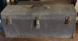 metal tool chest with assorted hand tools - thumbnail 5 of 9