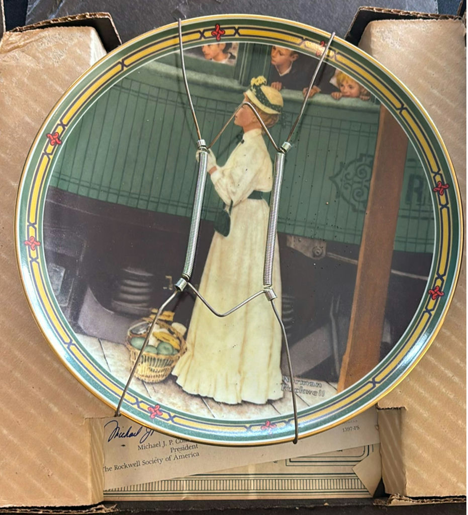 Norman Rockwell Limited Edition Decorative Plates - image 7 of 12