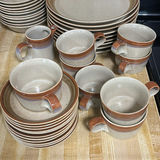 Stoneware dinnerware set with plates, bowls, and mugs - thumbnail 7 of 11