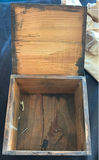 Assorted wooden boxes, brass candle holders, rocks, and glassware - thumbnail 3 of 7