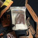 Assorted leather gun holsters and related gear - thumbnail 6 of 7