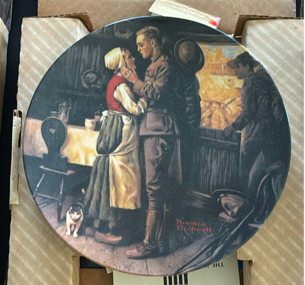 Norman Rockwell decorative plate collection (4 plates) - image 10 of 12