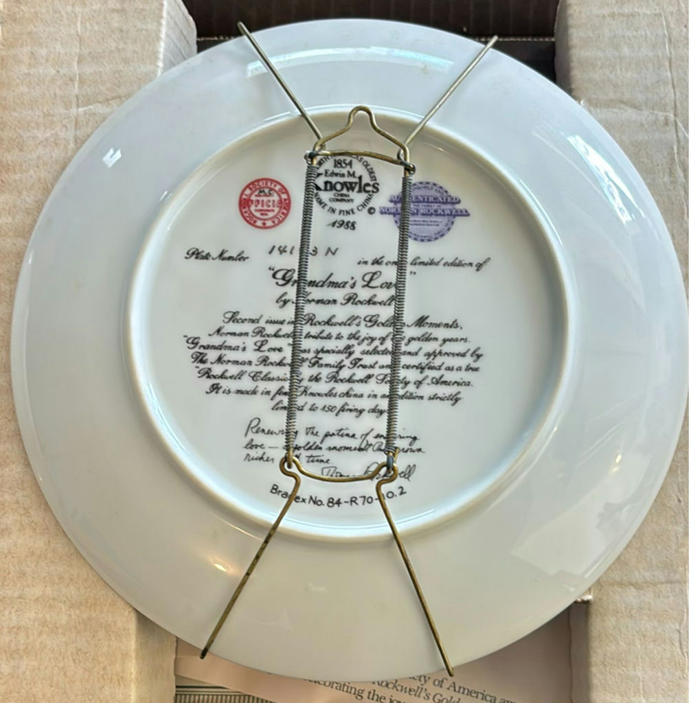 Norman Rockwell Limited Edition Decorative Plates Set - image 24 of 38
