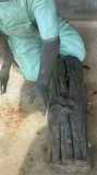 Two Child Figure Garden Statues- metal approximately 2' tall - thumbnail 3 of 8