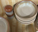 Stoneware dinnerware set with plates, bowls, and mugs - thumbnail 5 of 11